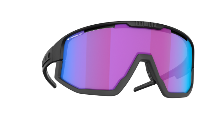 Sonnenbrille BLIZ Vision Matt Black Nano Optics/Nordic Light - 2024