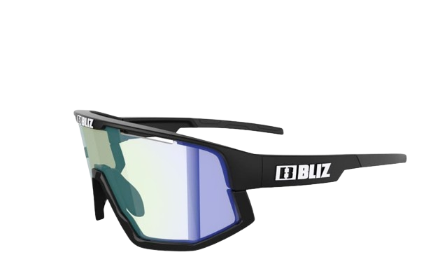 Sonnenbrille BLIZ Vision Nano Photochromic Matt Black/Brown Blue Lenses 