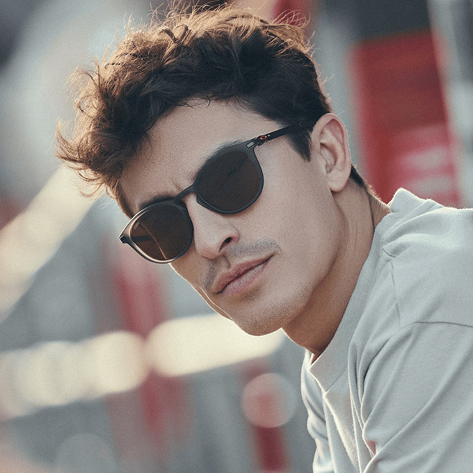 Sonnenbrille OAKLEY Pitchman R Marc Marquez Signature Series Prizm Tungsten Lenses / Matte Olive Ink Frame 