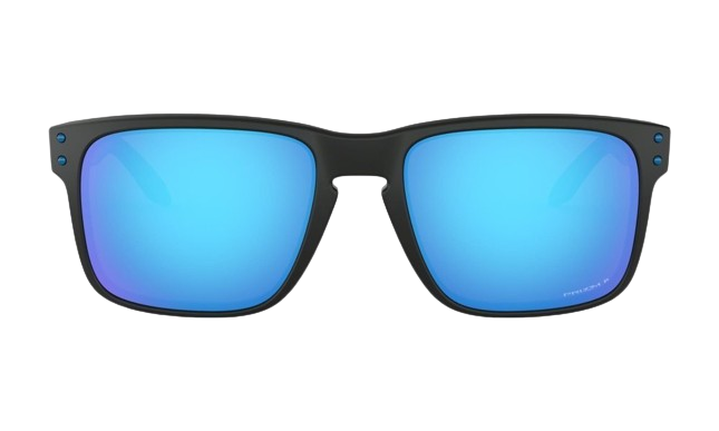 Sonnenbrille Oakley Holbrook Matte Black Prizmatic Prizm Sapphire Polarized