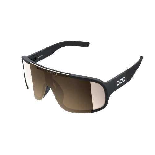 Sonnenbrille POC Aspire Wide Fit Uranium Black Lenses/Clarity Trail Partly Sunny Silver Lenses 