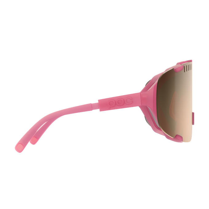 Sonnenbrille POC Devour Actinium Pink Translucent - 2023/24