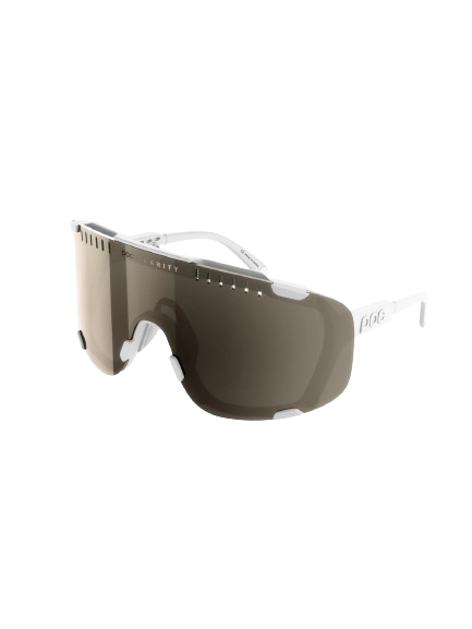 Sonnenbrille POC Devour Hydrogen White/Clarity Trail /Partly Sunny Silver