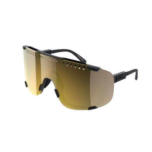 Sonnenbrille POC Devour Uranium Black/Clarity Road/Partly Sunny Gold