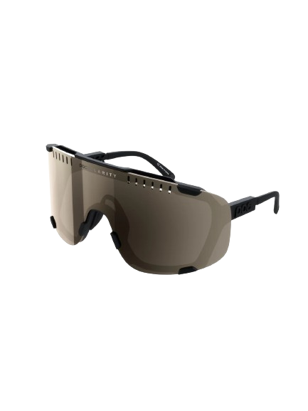 Sonnenbrille POC Devour Uranium Black/Clarity Trail/Partly Sunny Silver