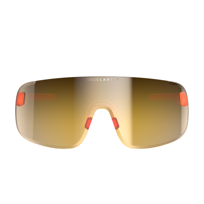 Sonnenbrille POC Elicit Fluo. Orange Translucent/Clarity Road/Partly Sunny Gold