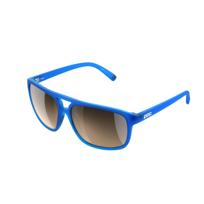 Sonnenbrille POC Will Opal Blue Translucent/Brown/Silver Mirror - 2022