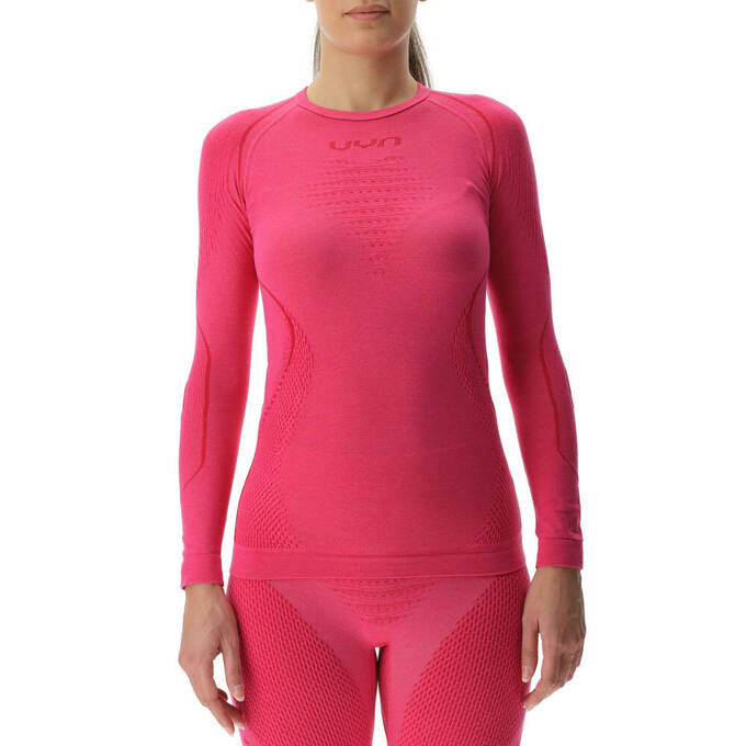 Thermounterwäsche UYN Woman Evolutyon Biotech UW Shirt Long_SL Fuchsia Purple - 2023/24