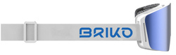 Brille Briko Gara FIS 8.8 Italia White/Light Blue - 2023/24