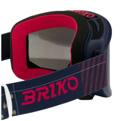 Brille Briko Vulcano Mask France Tangaroa Blue Golden - 2024/25