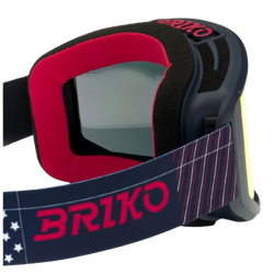 Brille Briko Vulcano Mask USA Tangaroa Blue Red - 2024/25