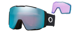 Brille Oakley Line Miner Pro L Matte Black Prizm Sapphire + ersatzlinse Prizm Iced - 2024/25