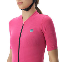 Fahrradtrikot UYN Lady Biking Lightspeed Fuxia/Black -2023