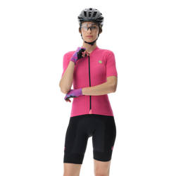 Fahrradtrikot UYN Lady Biking Lightspeed Fuxia/Black -2023