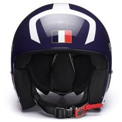 Helm BRIKO Vulcano FIS 6.8 JR France Shiny Tangaroa Blue/White - 2022/23