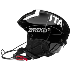 Helm Briko Slalom 2.0 Italia Shiny Black White - 2024/25