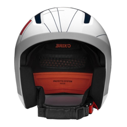 Helm Briko Vulcano 2.0 France Shiny White Tangaroa Blue - 2024/25