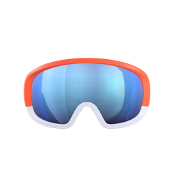 Skibrille POC Fovea Race Zink Orange/Hydrogen White/Partly Sunny Blue - 2023/24