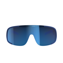 Sonnenbrille POC Aspire POCito Lead Blue Translucent/Equalizer Grey/Space Blue Mirror - 2024/25