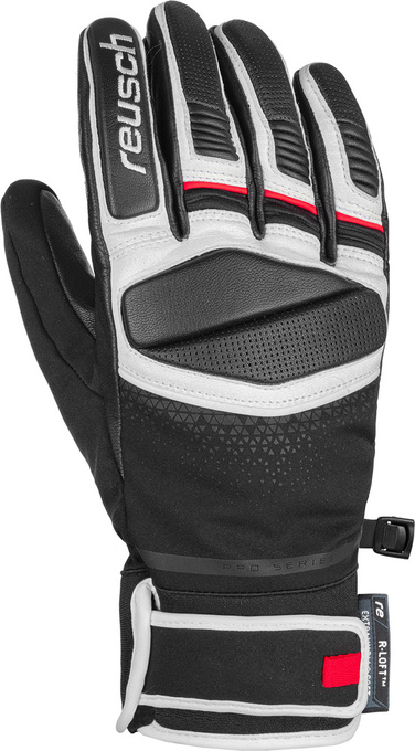 Gloves Reusch Mastery Black/White/Fire Red - 2024/25