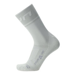 Radsocken UYN Man Cycling One Light White/Silver- 2023