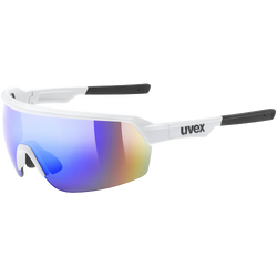 Sonnenbrille Uvex Sportstyle 227 White Mat/Mirror Blue - 2023