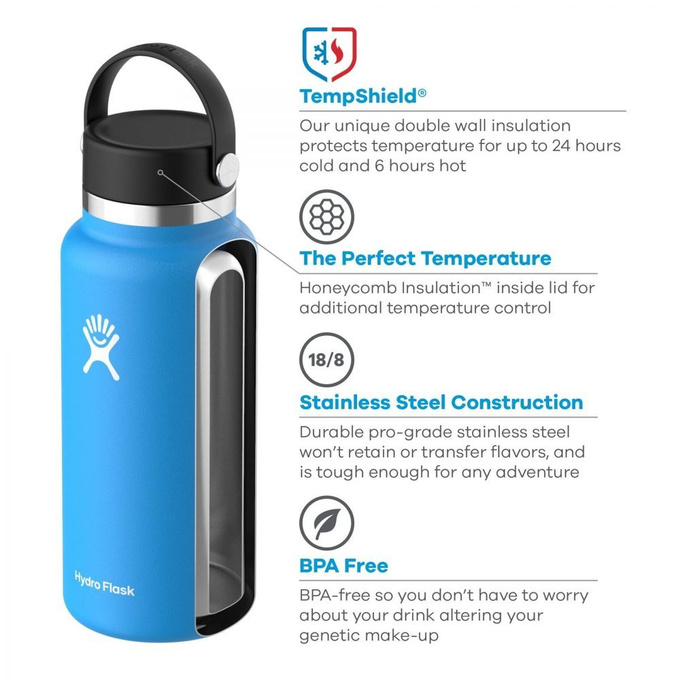 Butelka termiczna HYDRO FLASK 20 OZ WIDE FLEX CAP ALPINE