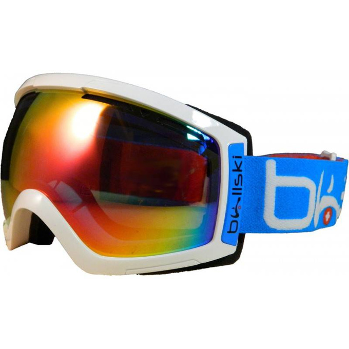 Gogle BULLSKI Iron White/Blue