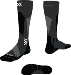 Socken X-socks Ski Discover Merino OTC X Black/Grey - 2024/25