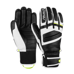 Rękawice Reusch Master Pro Black/White/Safety Yellow - 2024/25