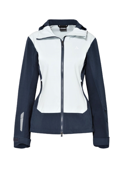 Bluse SCHOFFEL Softshell Jacket Miara L Navy/Light Blue - 2021/22