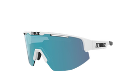 Sunglasses BLIZ Matrix Nano Photochromic Matt White/Brown Blue