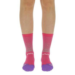 Cycling Socks UYN Lady Cycling Aero Pink/Violet - 2023