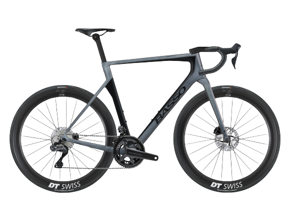 Straßenrennrad Basso Diamante SV Ultegra Di2 Enigma Black/Swiss ARC - 2023