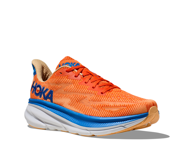 Men shoes Hoka Clifton 9 Vibrant Orange/Impala