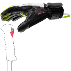 Handschuhe LEKI Griffin Prime 3D White/Neon - 2025/26