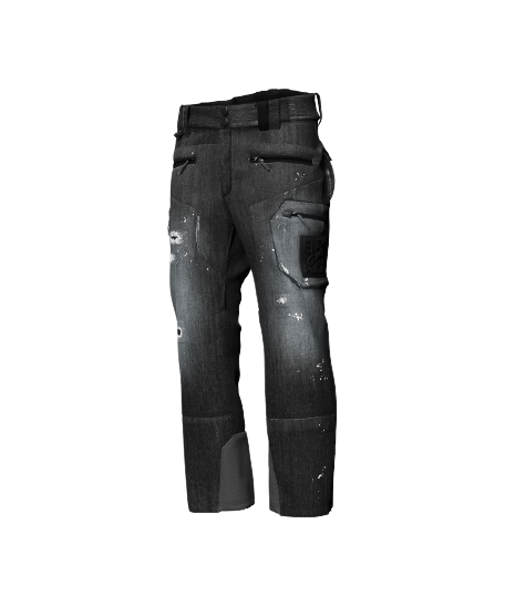 Spodnie narciarskie Energiapura Grong Jeans Stonewashed Anthracite - 2024/25