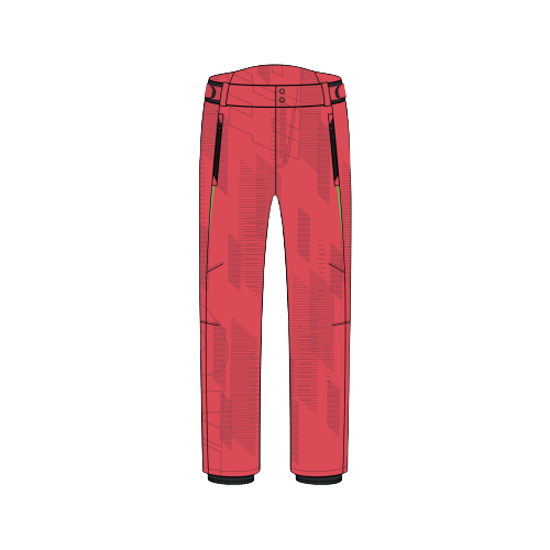 Skihose Rossignol Hero R Pant Neon Red - 2023/24