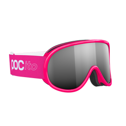 Gogle POC Pocito Retina Fluorescent Pink/Partly Sunny Silver - 2024/25