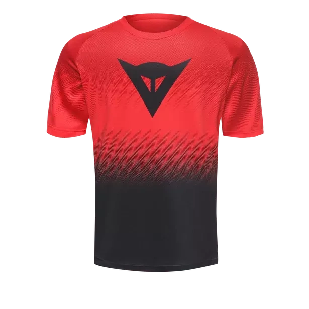 Radtrikot Dainese Scarabeo Jersey LS High-Risk-Red/Black - 2023