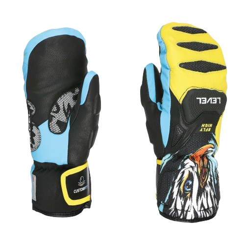 Gloves Level SQ JR CF Mitt Yellow/Blue 2024/25