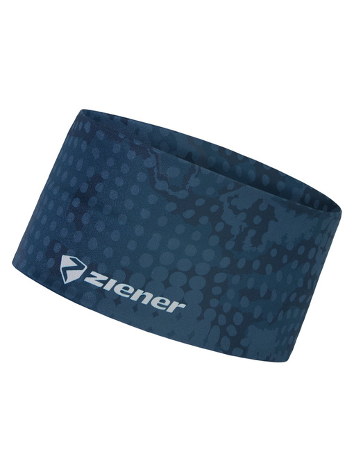 Stirnband Ziener Immre Band Dark Navy Foggy Print - 2023/24