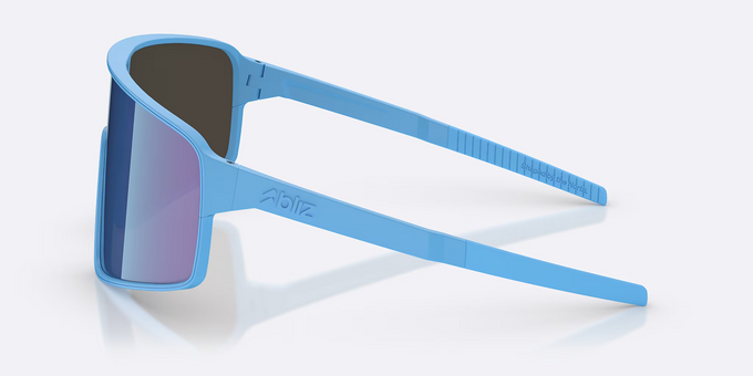 Sonnenbrille BLIZ P001 Frame Matte Blue with Blue Lenses