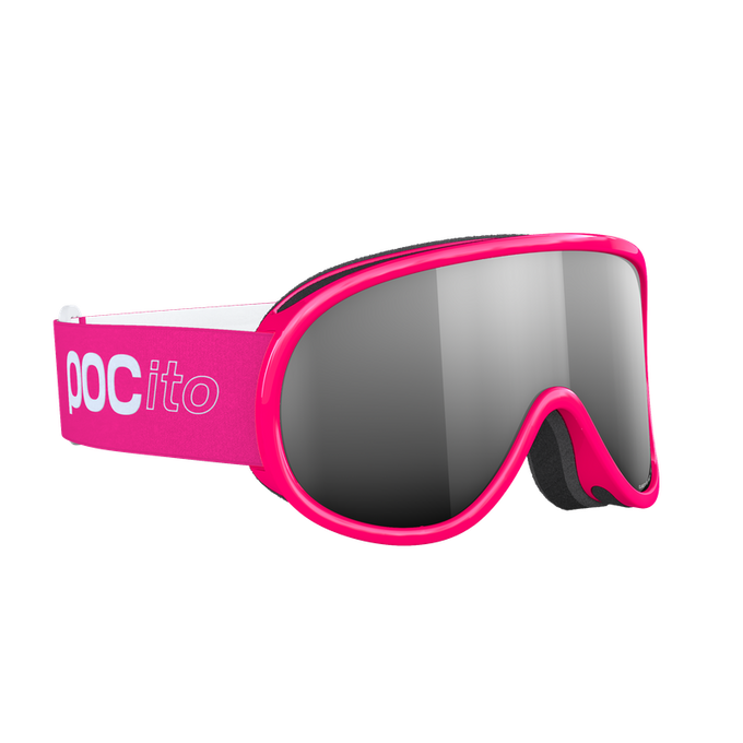 Gogle POC Pocito Retina Fluorescent Pink/Partly Sunny Silver - 2024/25