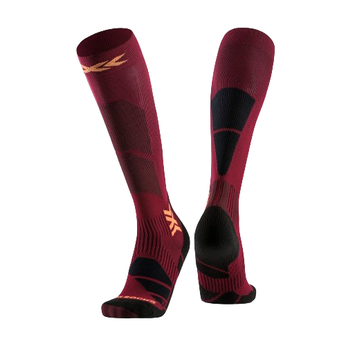 Skarpety narciarskie X-Socks Ski Perform OTC Dune Red/Orange - 2024/25