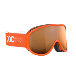 Goggles POC Pocito Retina Fluorescent Orange/Partly Sunny Light Orange - 2024/25