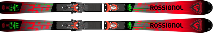 Ski Rossignol Hero FIS SL Factory 165 cm R22 + Spx 12 Rockerace GW Hot Red - 2025/26