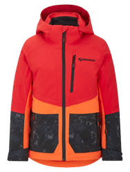 Jacke Ziener Trivor Lady Padded Red Orange Pop - 2024/25