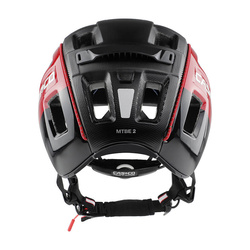 Casco bike helmet MTBE2 Black/Red - 2024