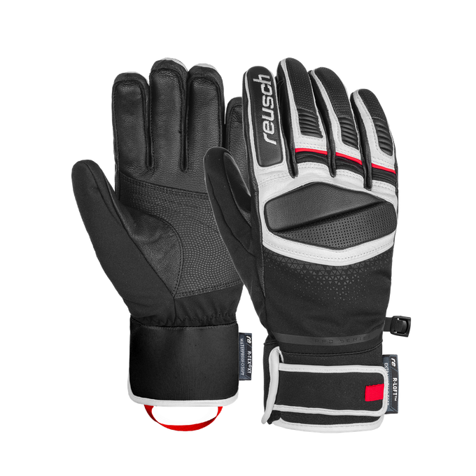 Gloves Reusch Mastery Black/White/Fire Red - 2024/25